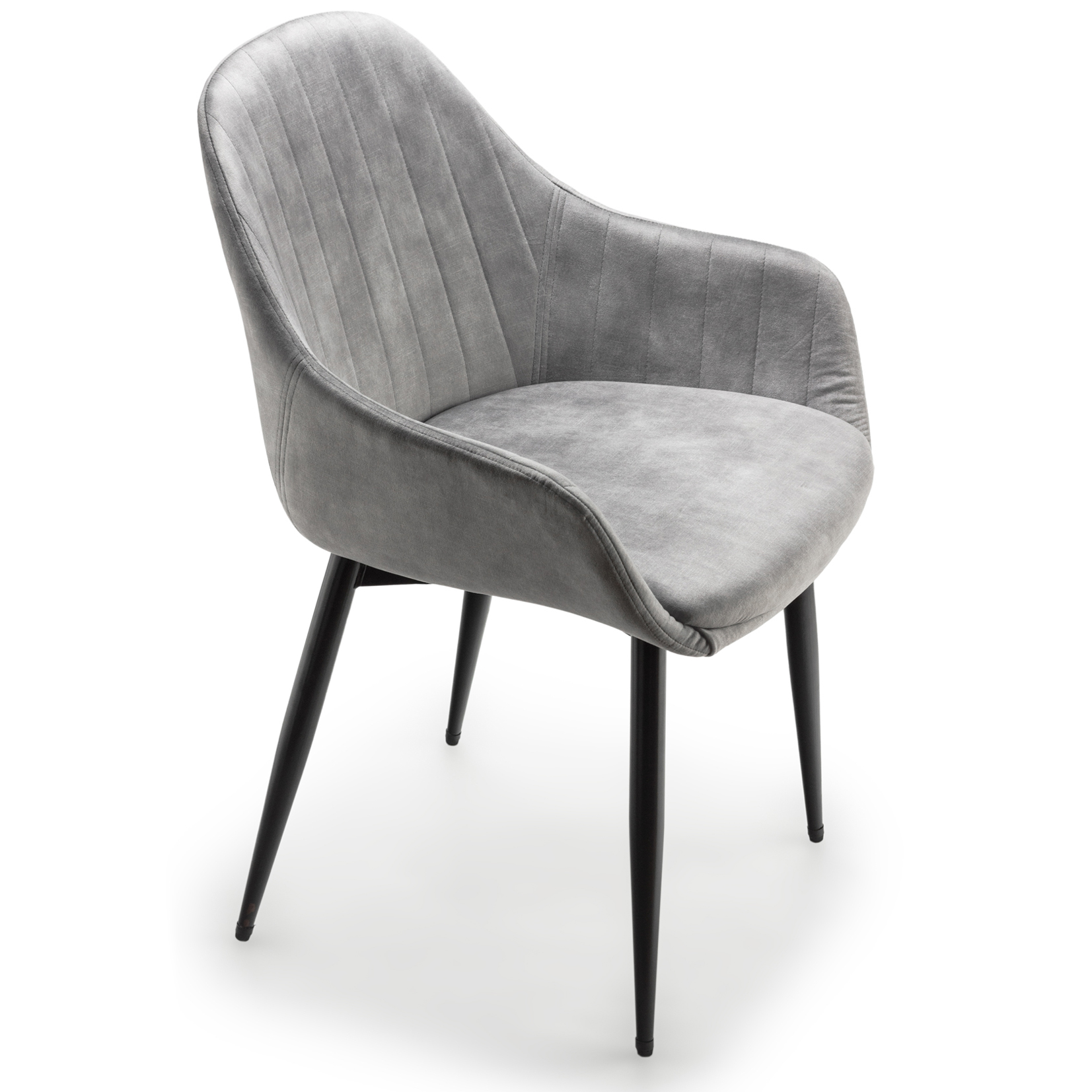 Стул HATTA Funny Velvet Серый (44524386) в Киеве