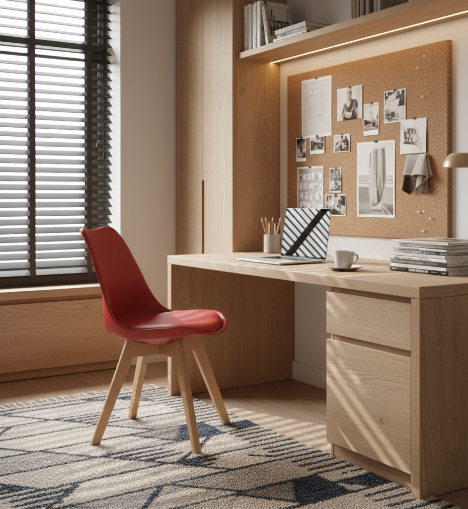 Стул HATTA Asteria Eco Wood Красный (44251804) с доставкой