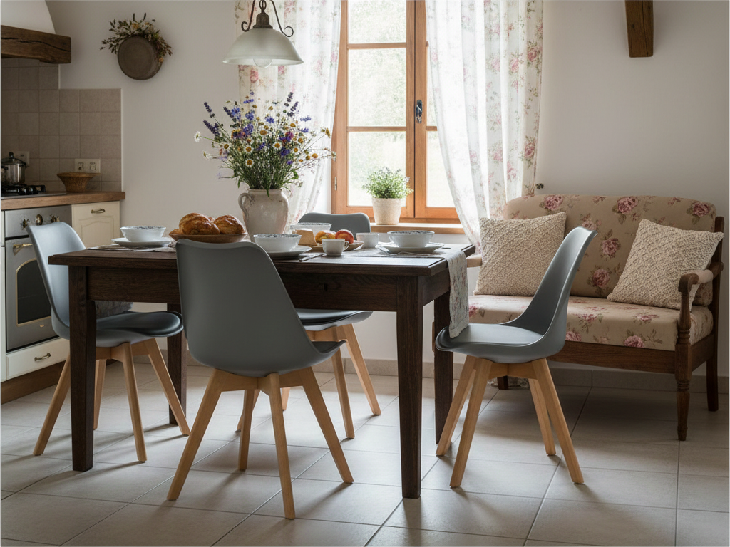Стул HATTA Asteria Eco Wood Серый (44372434) в Украине