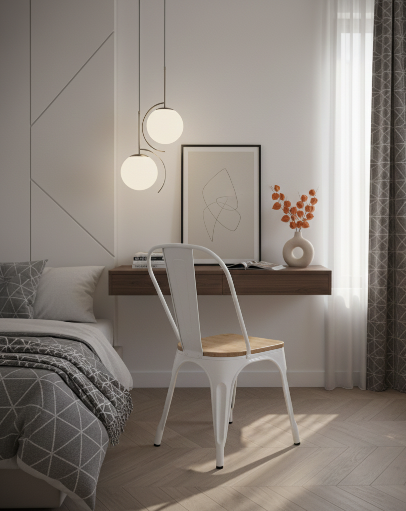 Стул HATTA Practic Wood Белый (44478926) цена