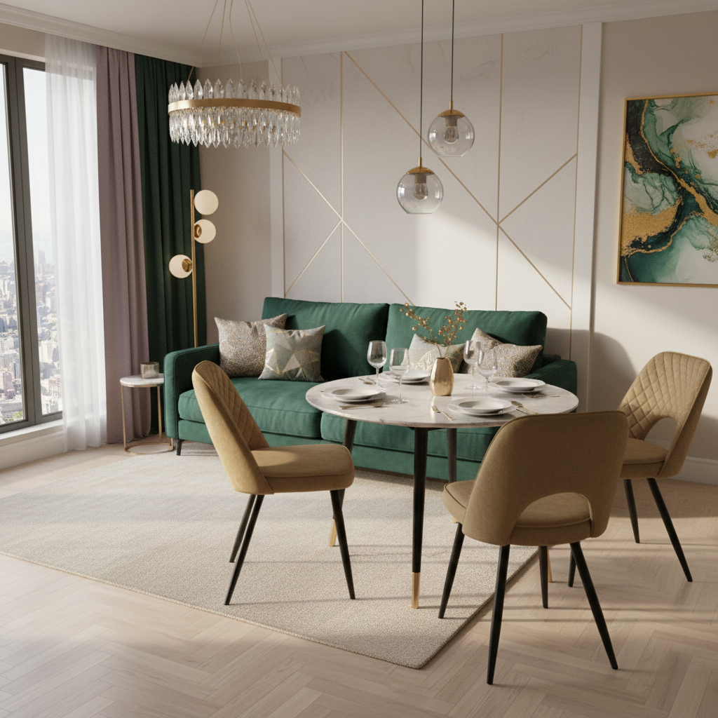 Стілець HATTA Resto Velvet Бежевий (44474955) в интернет-магазине
