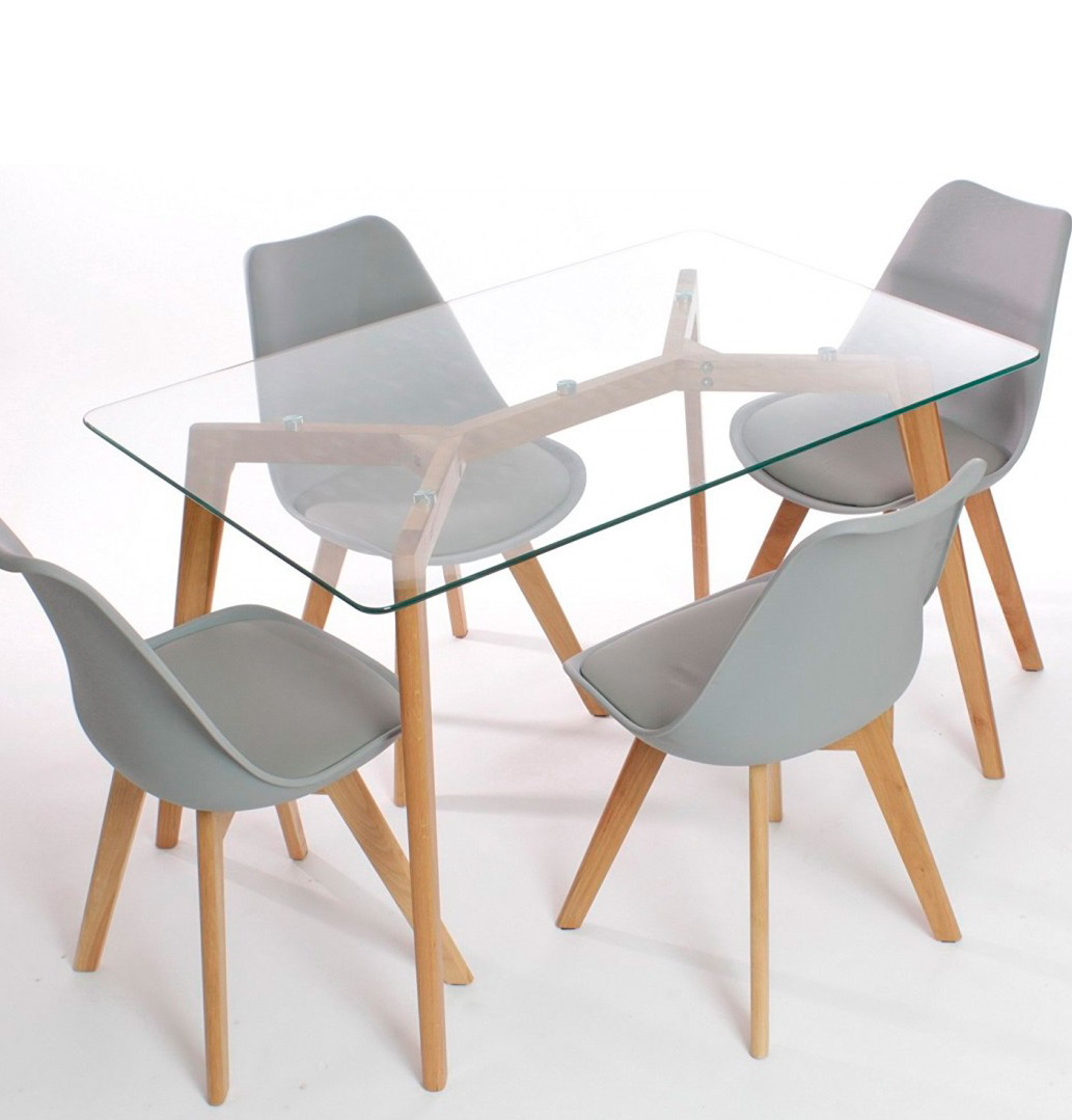 Стул HATTA Asteria Eco Wood Серый (44372434) дешево