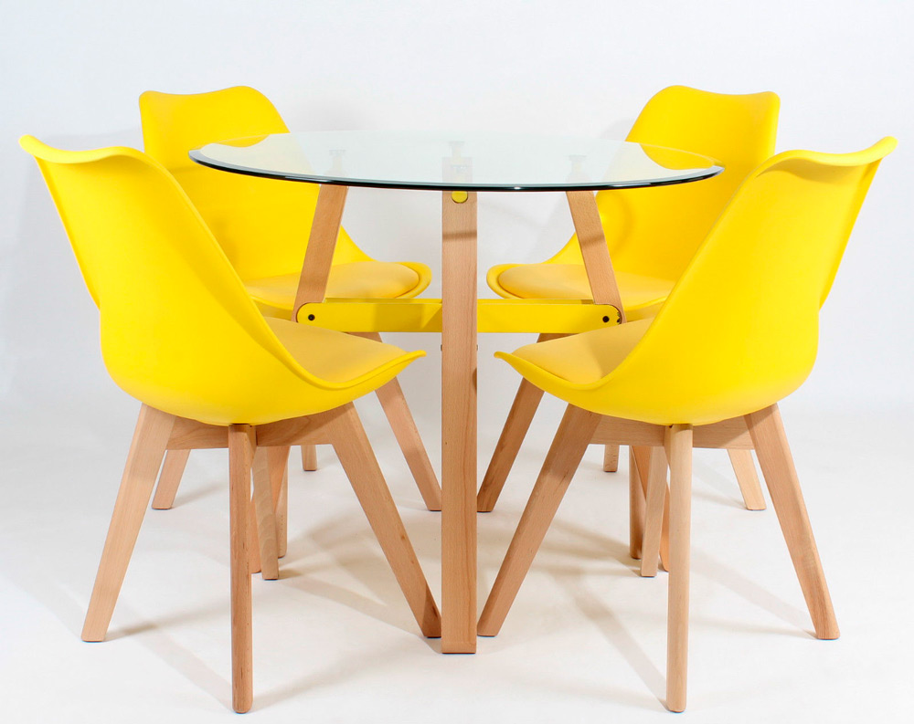 Стілець HATTA Asteria Eco Wood Жовтий (44372433) недорого