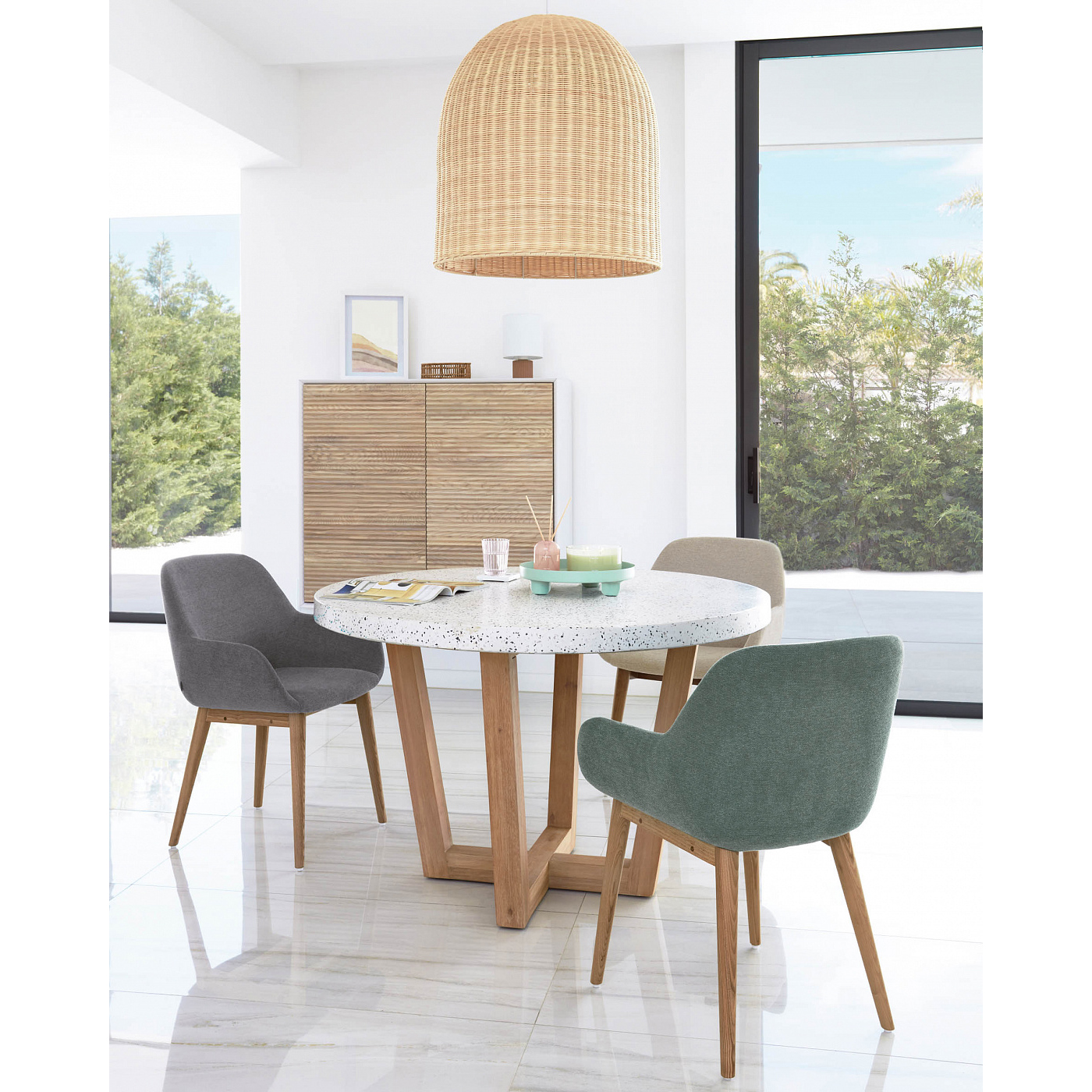 Стул Konna Wood Бежевый (90935775) цена
