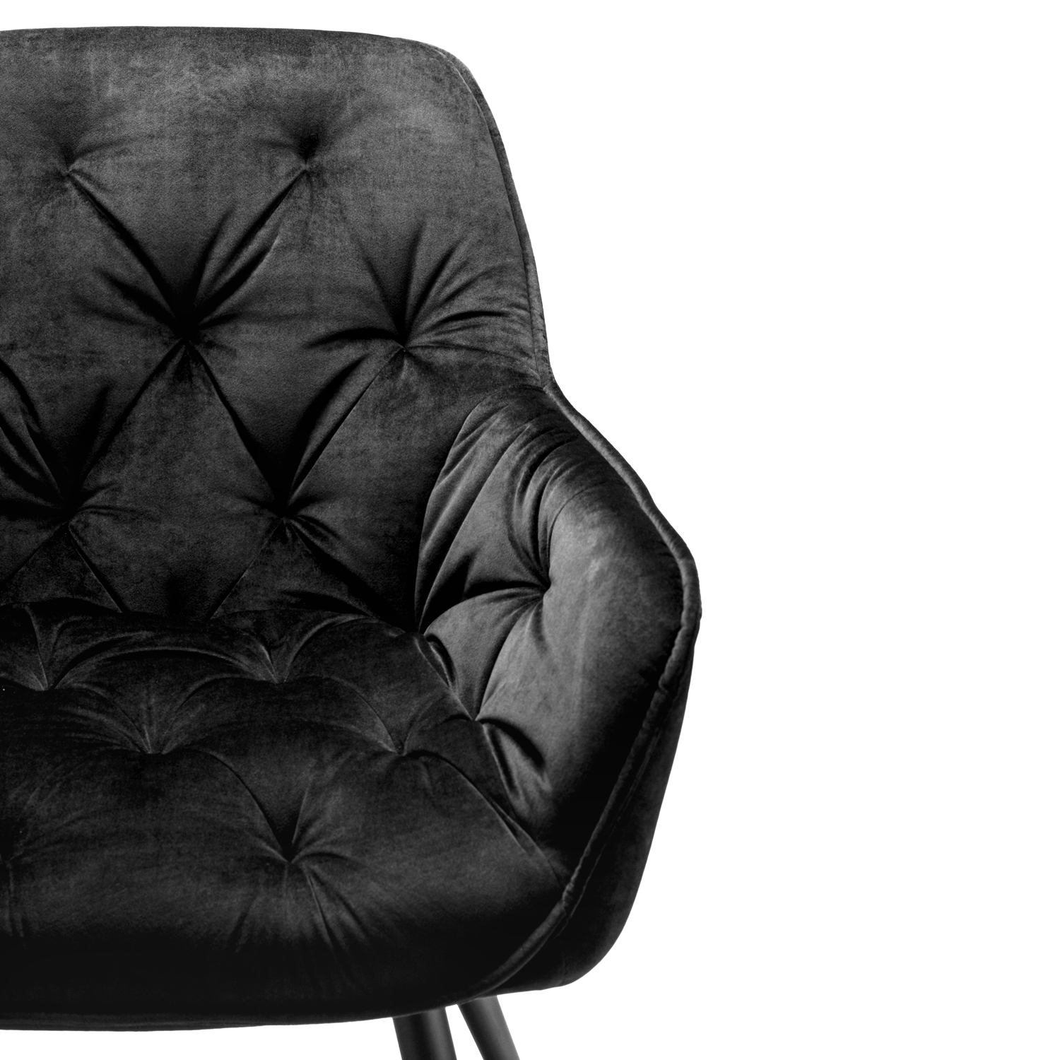 Стул HATTA Legend Velvet Черный (44474950) в Украине