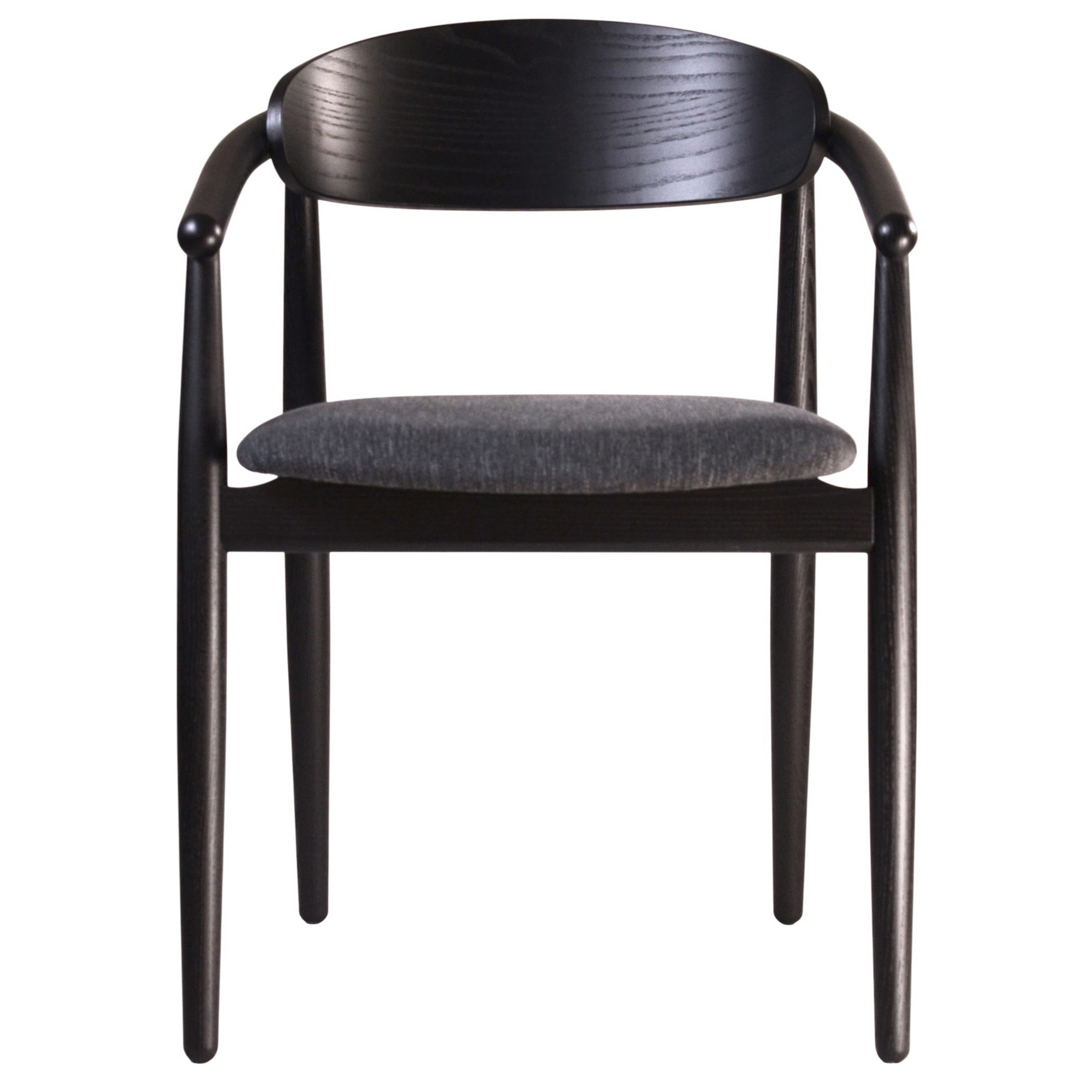 Стілець Mamont semi-soft Superior 19 Graphite, 9005 Чорний  Ясен (611485262) недорого