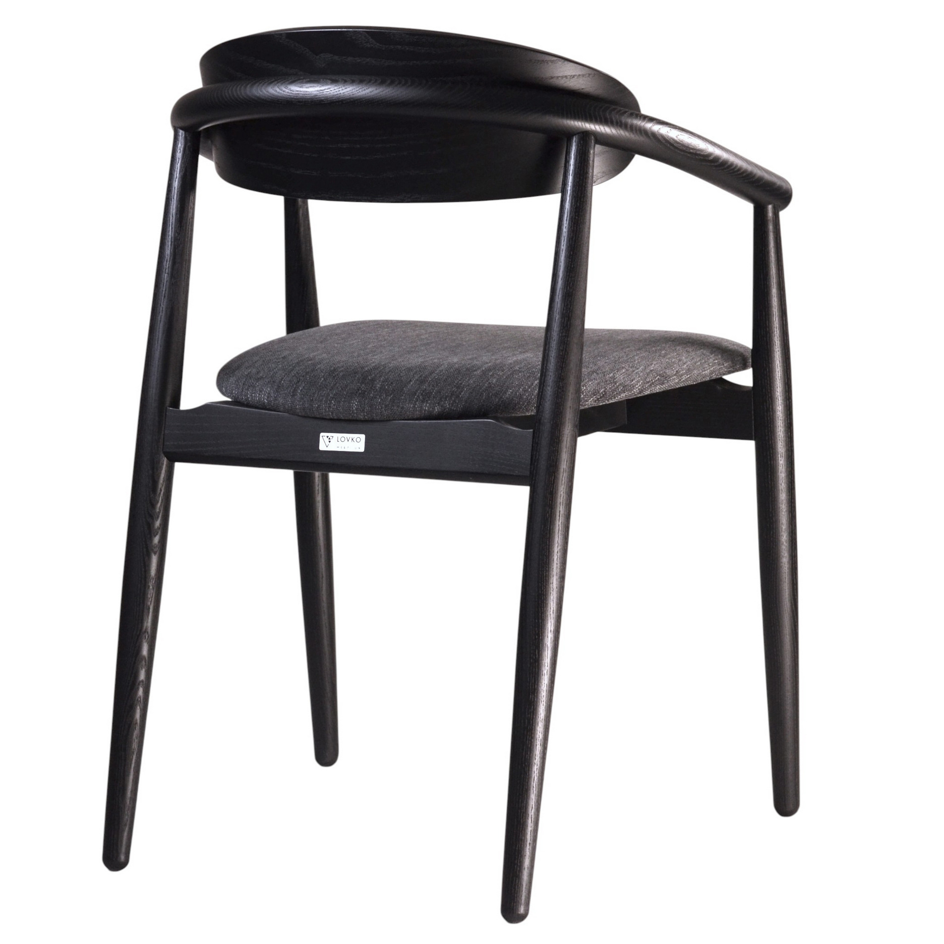 Стілець Mamont semi-soft Superior 19 Graphite, 9005 Чорний  Ясен (611485262) с доставкой