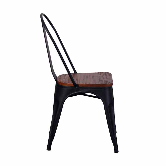 Стілець Motive Wood глянцевий Чорний (10439916) недорого