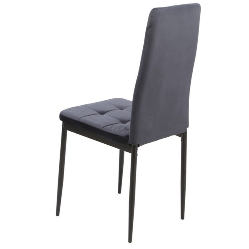 Стул N-66-2 fabric Индиго-вельвет (23738501) с доставкой