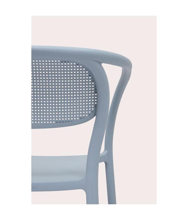 Стул Noon с подлокотниками blue grey (1691269460) в Украине