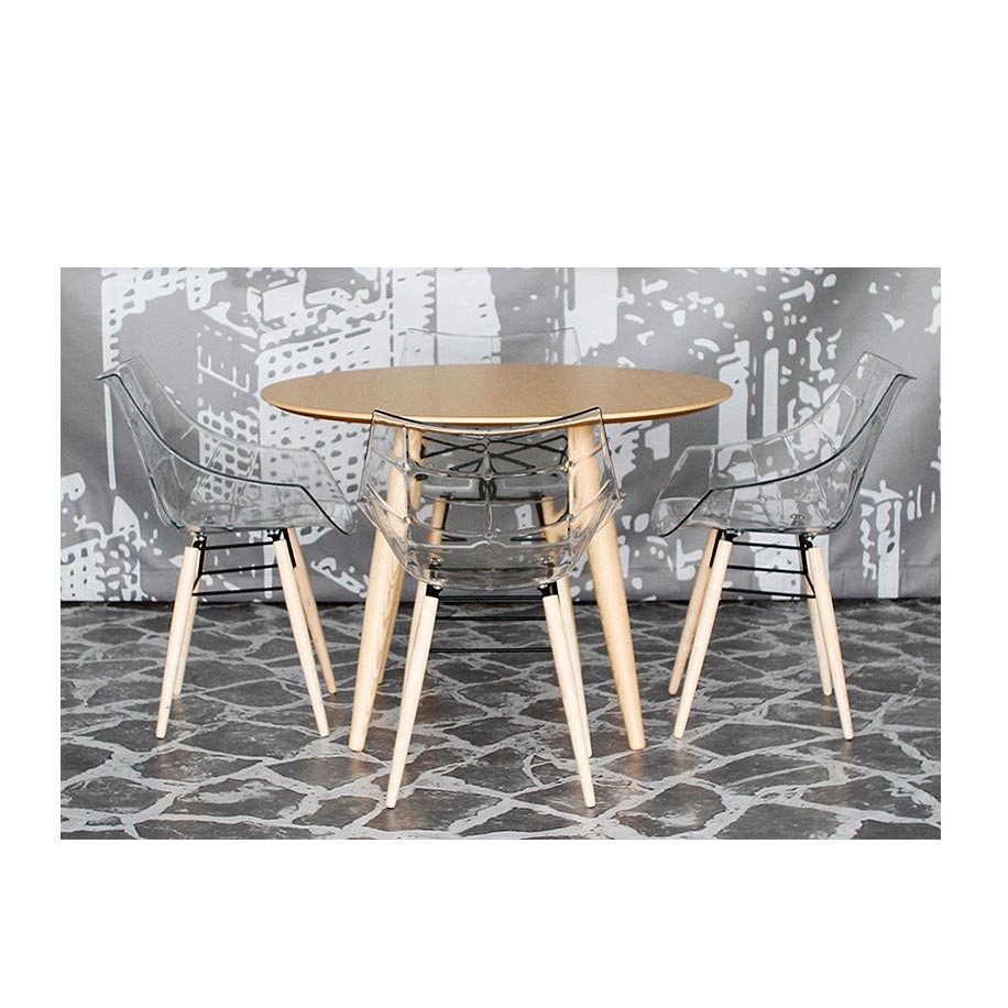 Стул People Wood, Transparent Neutral (46382268) с доставкой