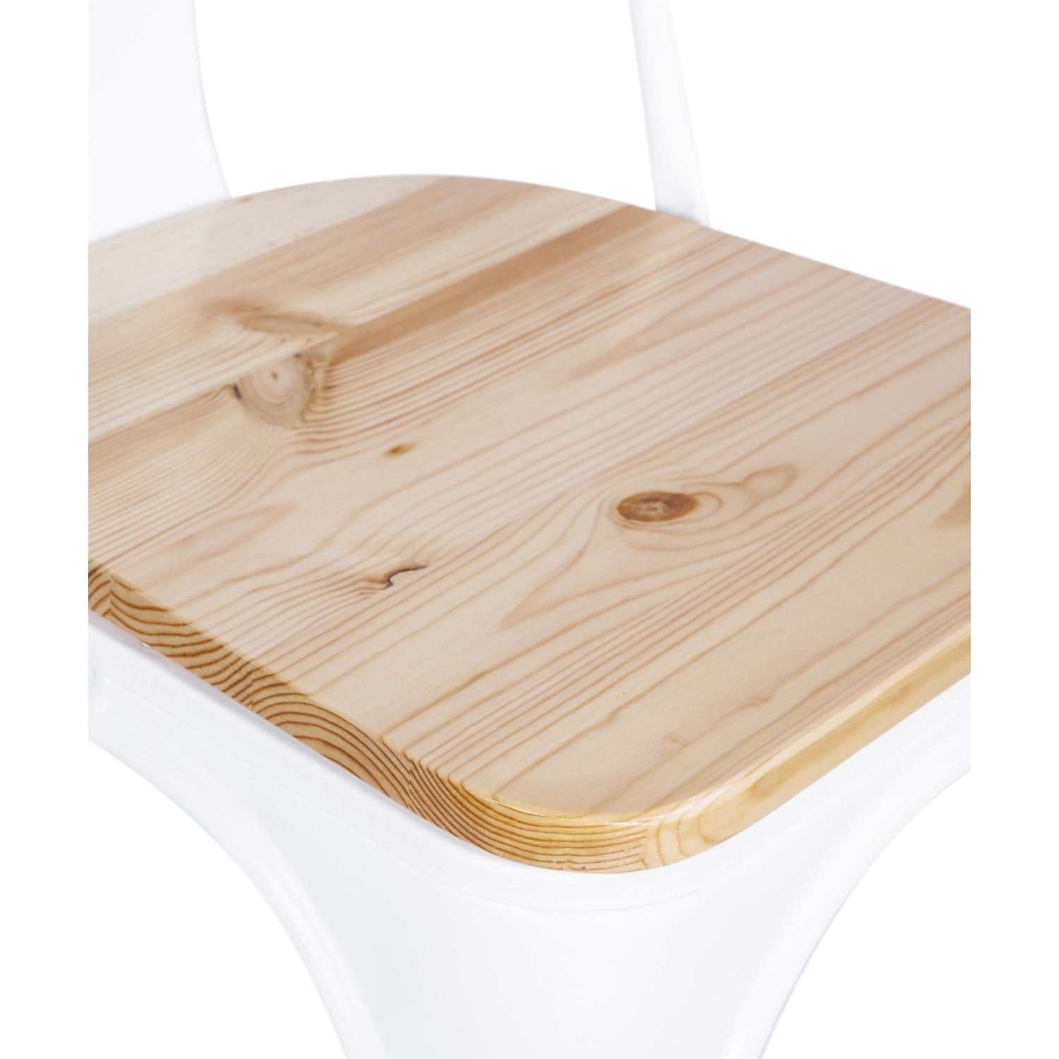 Стул HATTA Practic Wood Белый (44478926) с доставкой