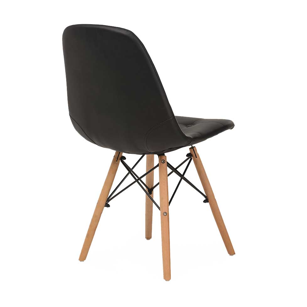 Стул HATTA Praga Eco Wood Черный (44439773) с доставкой