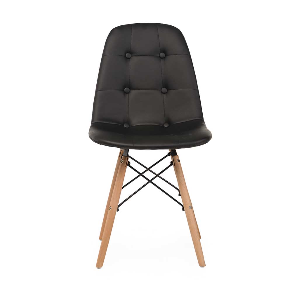 Стул HATTA Praga Eco Wood Черный (44439773) дешево