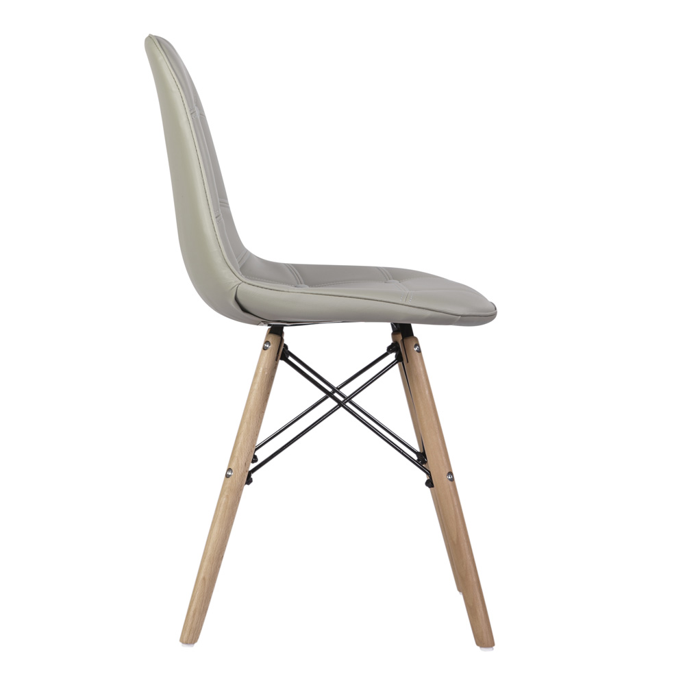 Стул HATTA Praga Eco Wood Серый (44460294) с доставкой