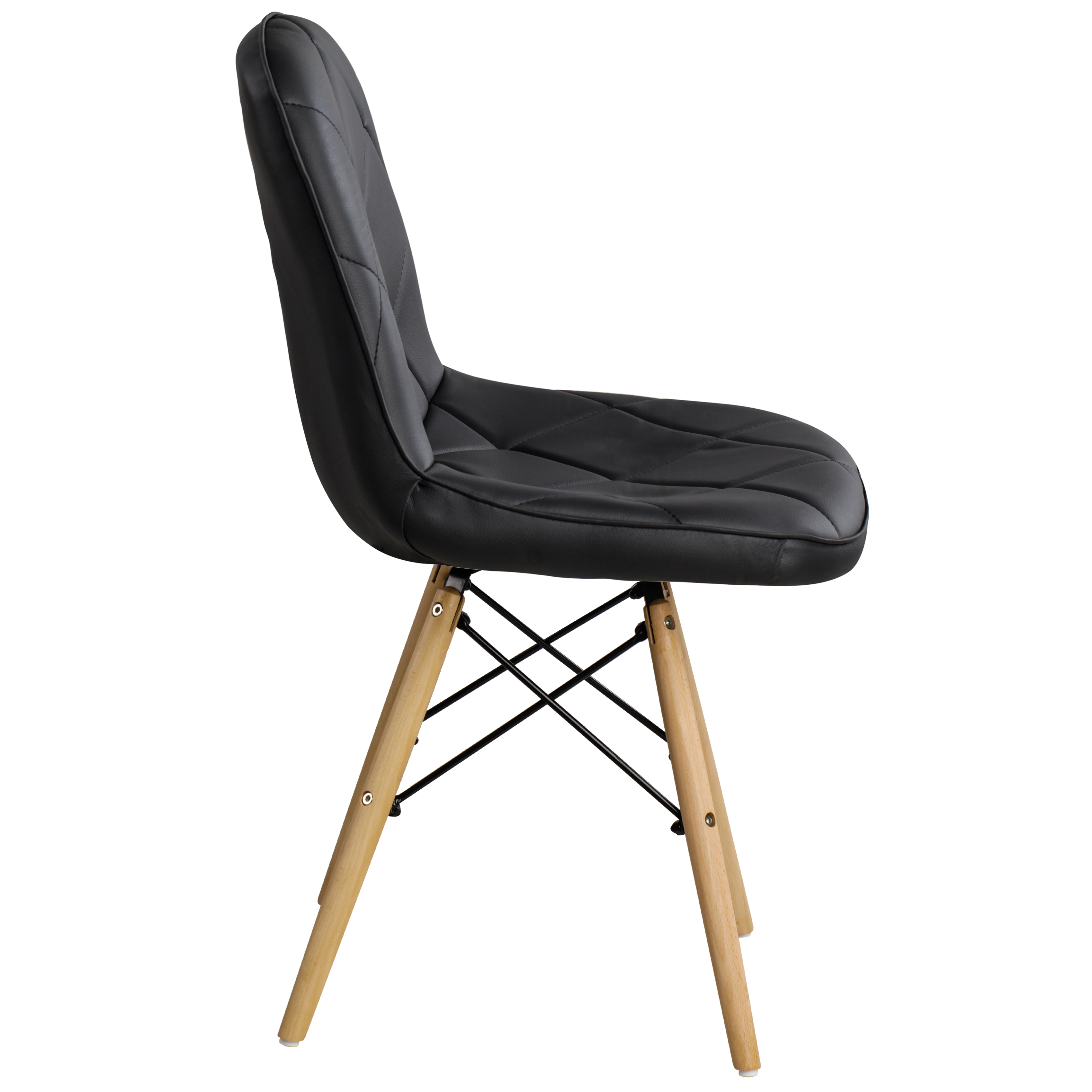 Стул HATTA Rhomb Eco Wood Черный (44373306) дешево