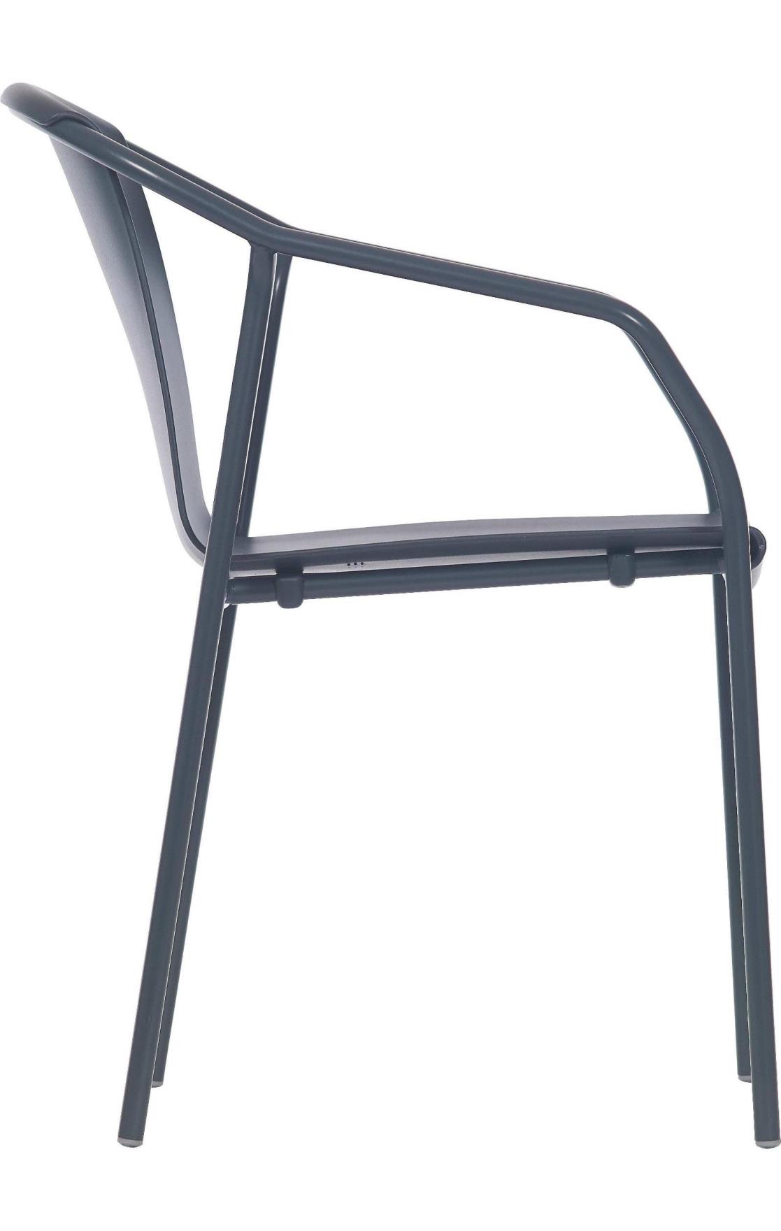 Стілець Rod з підлокітниками anthracite (1691269746) недорого
