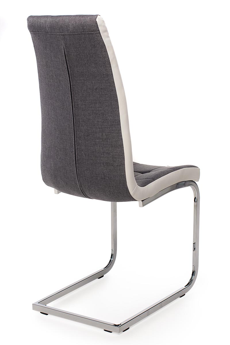 Стілець S-117 fabric Сірий, Білий (23371442) с доставкой
