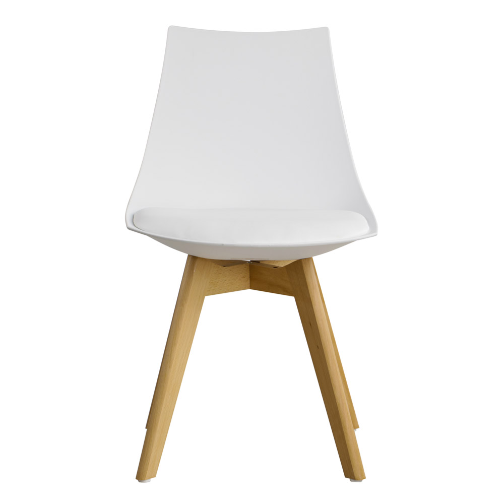 Стул HATTA Sharp Eco Wood Белый (44373461) недорого