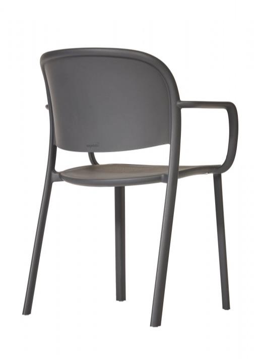 Стілець Trena з підлокітниками anthracite (1691269449) с доставкой