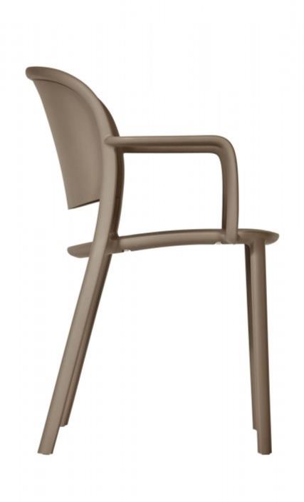 Стілець Trena з підлокітниками taupe (1691269448) дешево