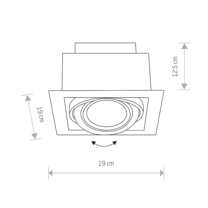 Точечный светильник Downlight I ES 111 Белый (109731933) недорого