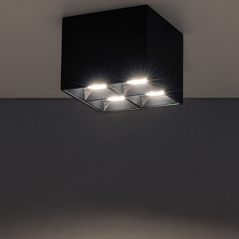 Точечный светильник MIDI LED 16W 3000K Черный (109731953) недорого