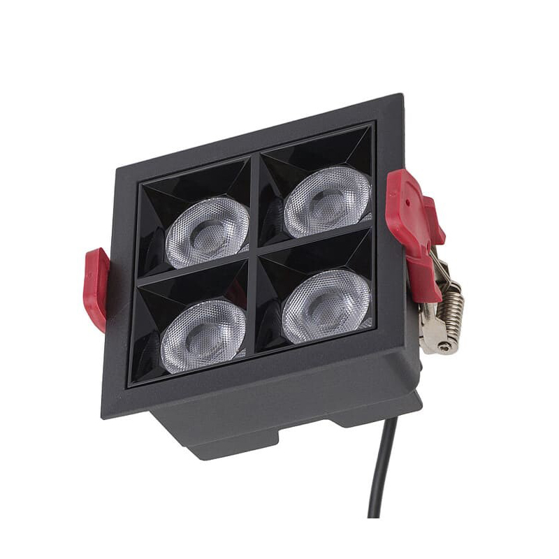 Точечный светильник MIDI LED 16W 4000K RECESSED Черный (109731965) с доставкой