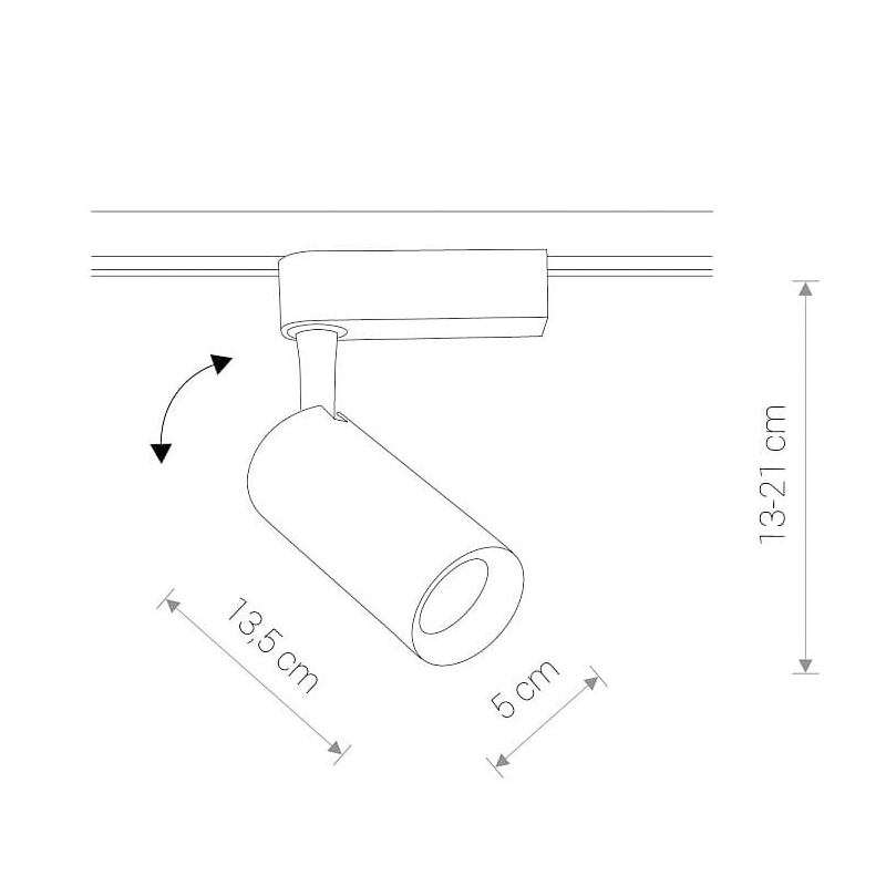 Трековий світильник Iris LED 20W 4000K Білий (109732226) дешево
