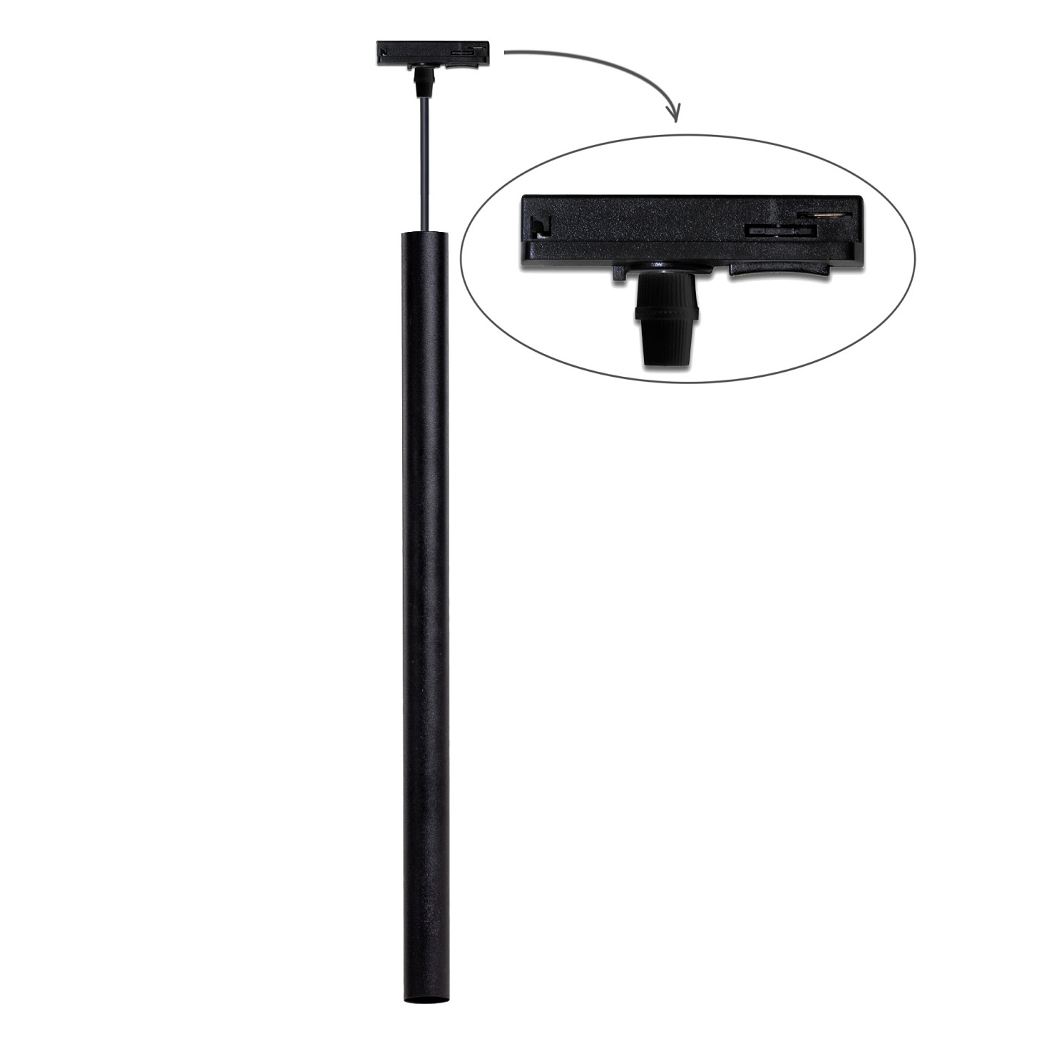 Трековый светильник Тrack Chime G4 TP30-500-1000 Black (1111228522) дешево