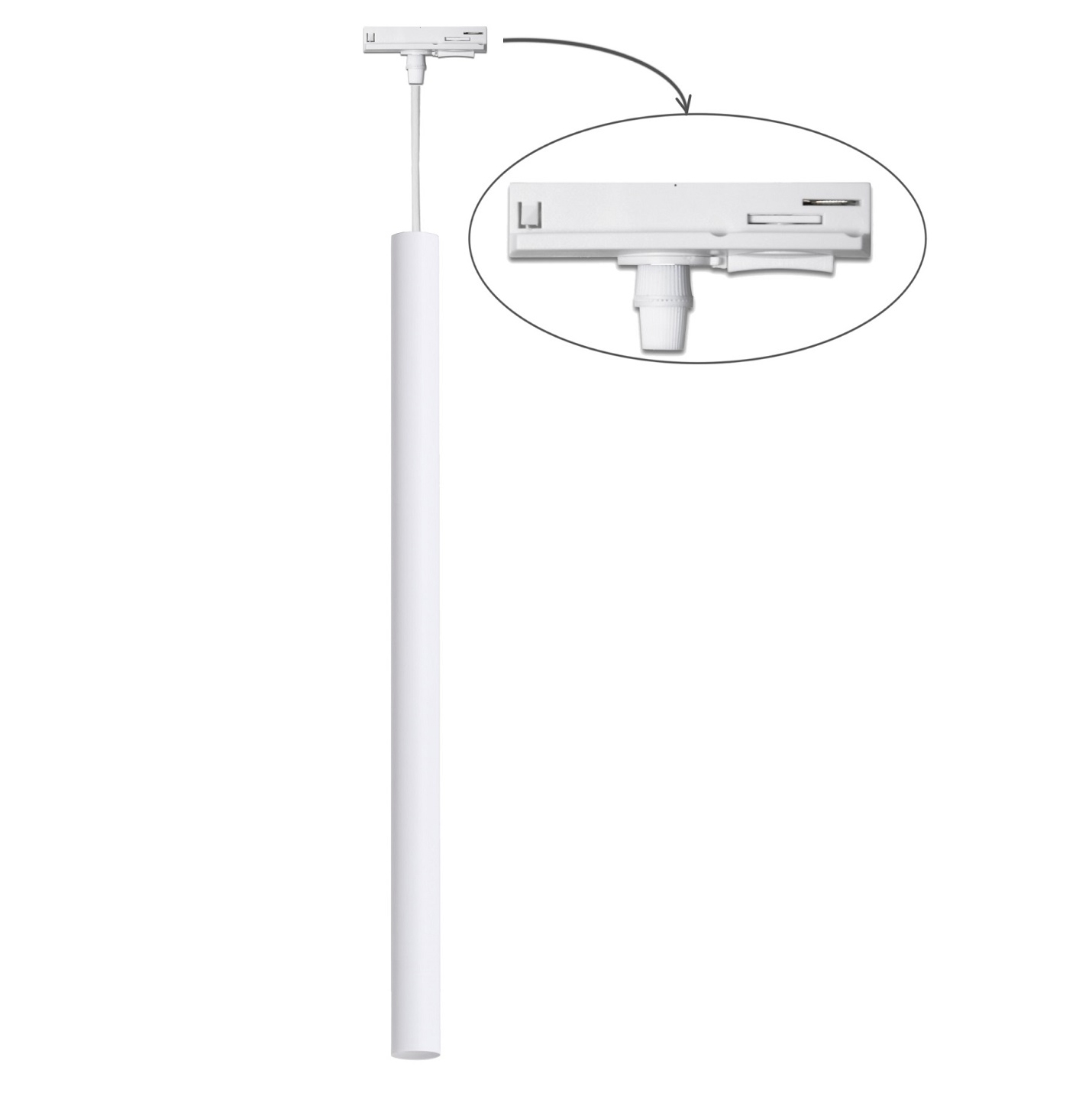 Трековый светильник Тrack Chime G4 TP30-500-1000 White (1111228521) дешево