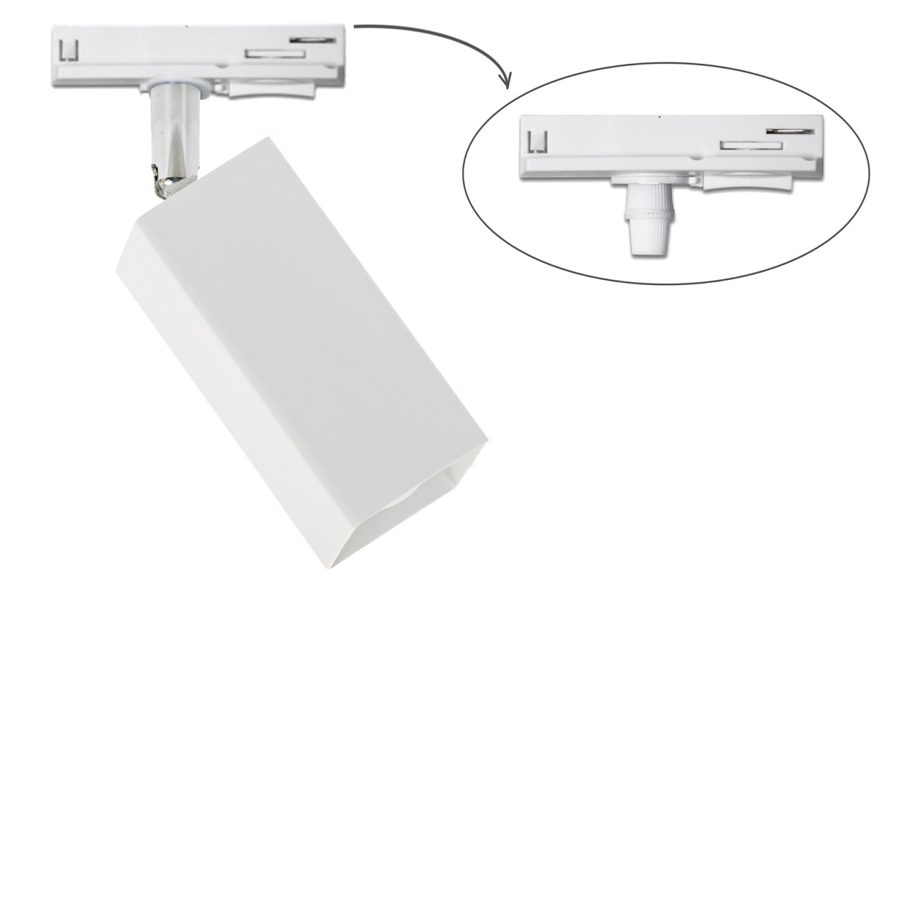 Трековый светильник Тrack Chime Q TL110 White (1111234655) недорого