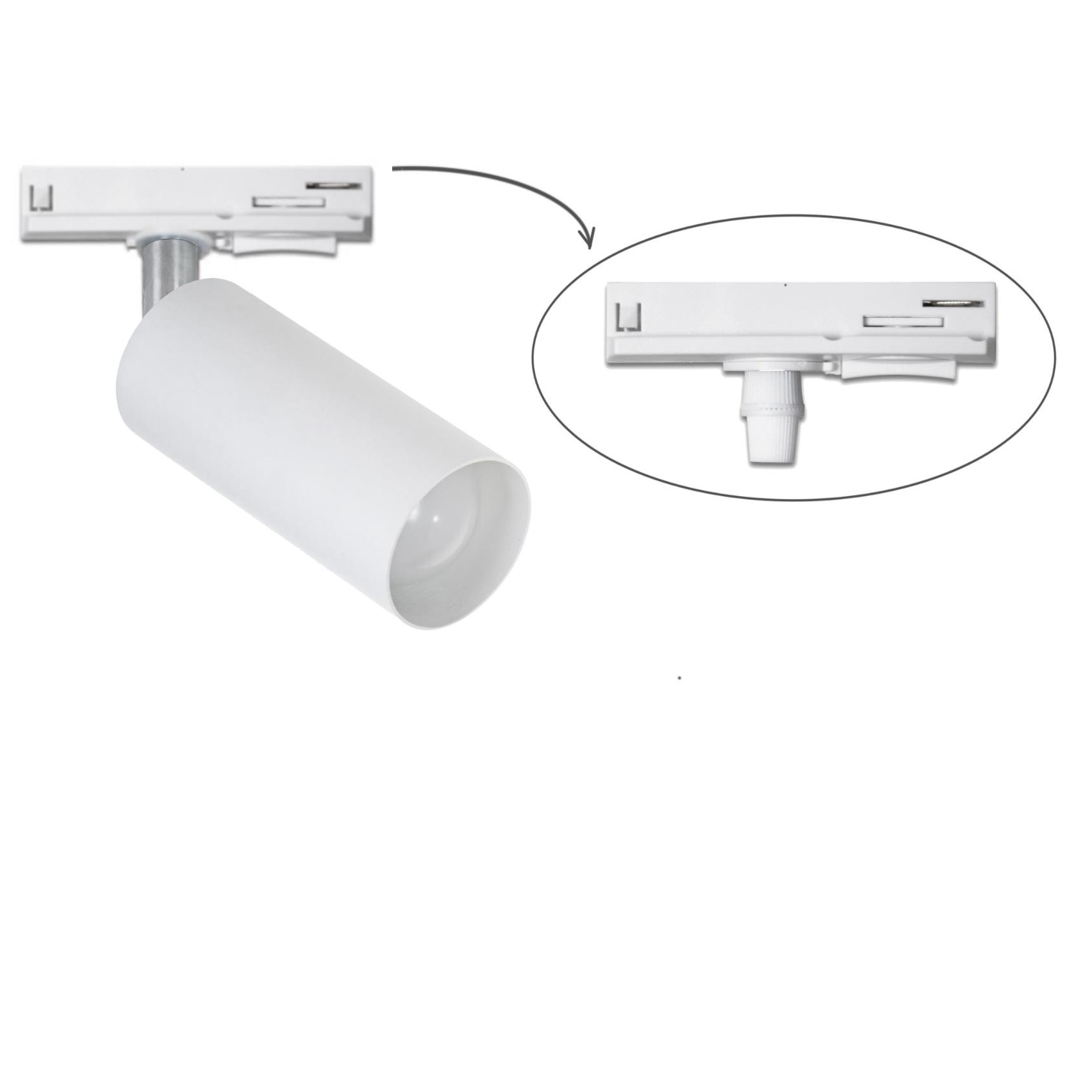 Трековий світильник Тrack Chime TL110 White (1111234653) недорого
