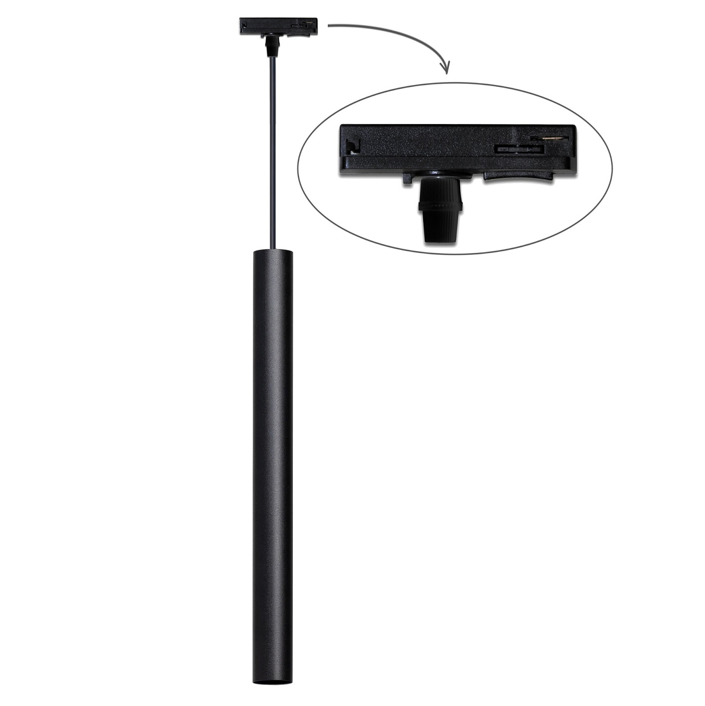 Трековый светильник Тrack Chime TP40-450-1000 Black (1111226480) дешево