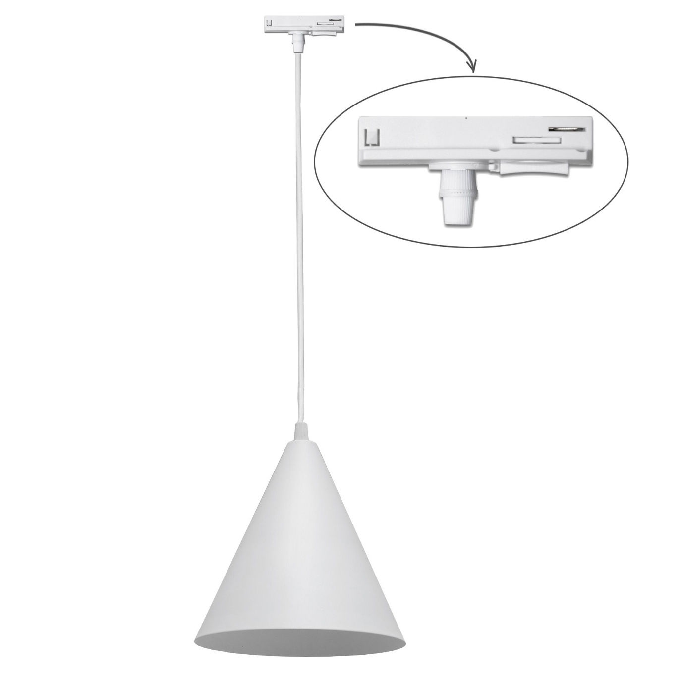 Трековый светильник Тrack Mont TP180-1000 White (1111206565) недорого