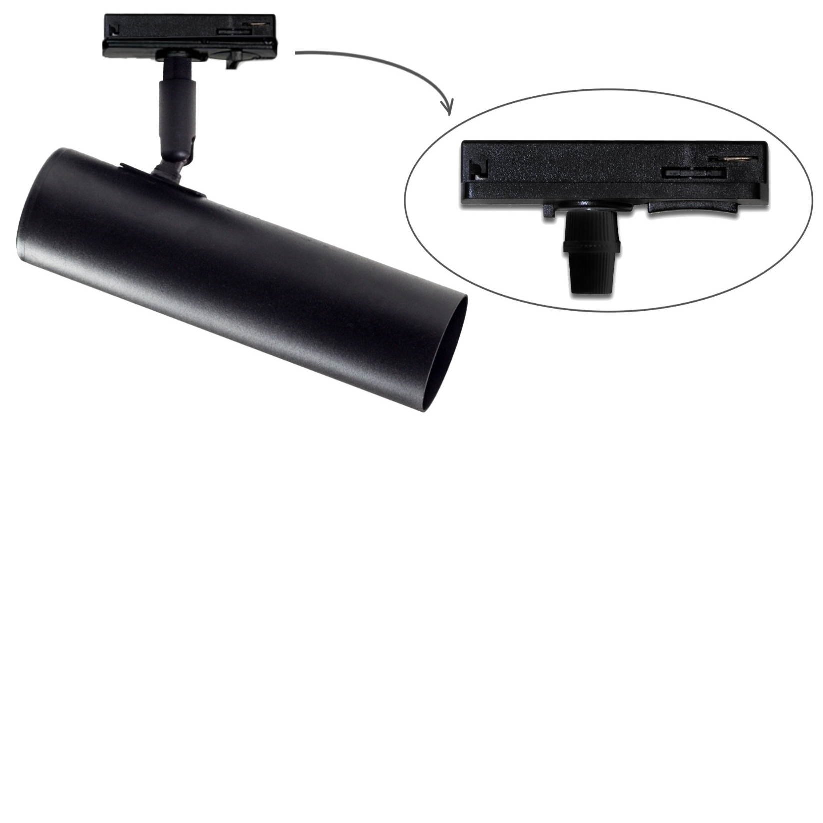 Трековый светильник Тrack Pelikan TL180 Black (1111238739) дешево