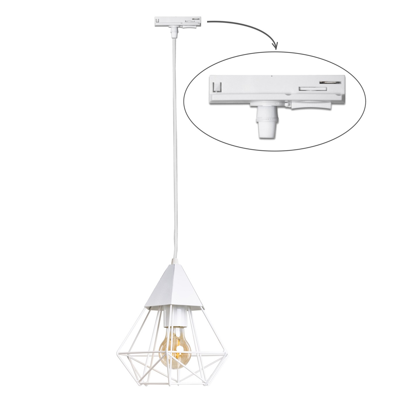 Трековый светильник Тrack Quarz TP220-1000 White (1111206547) недорого