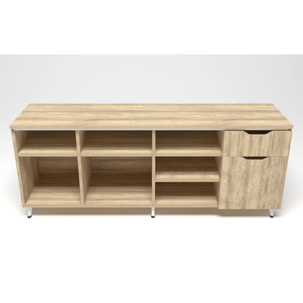 Тумба Delta DL-402R Белый беж, Блэквуд Ячменный (08479149) с доставкой