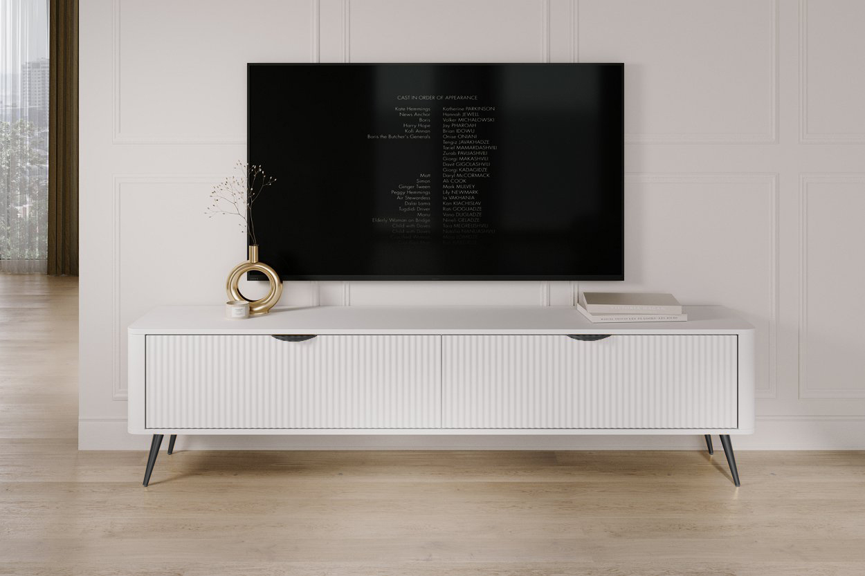 Тумба під телевізор Lante 2D/200 Білий, Чорний (1321488063) в Украине