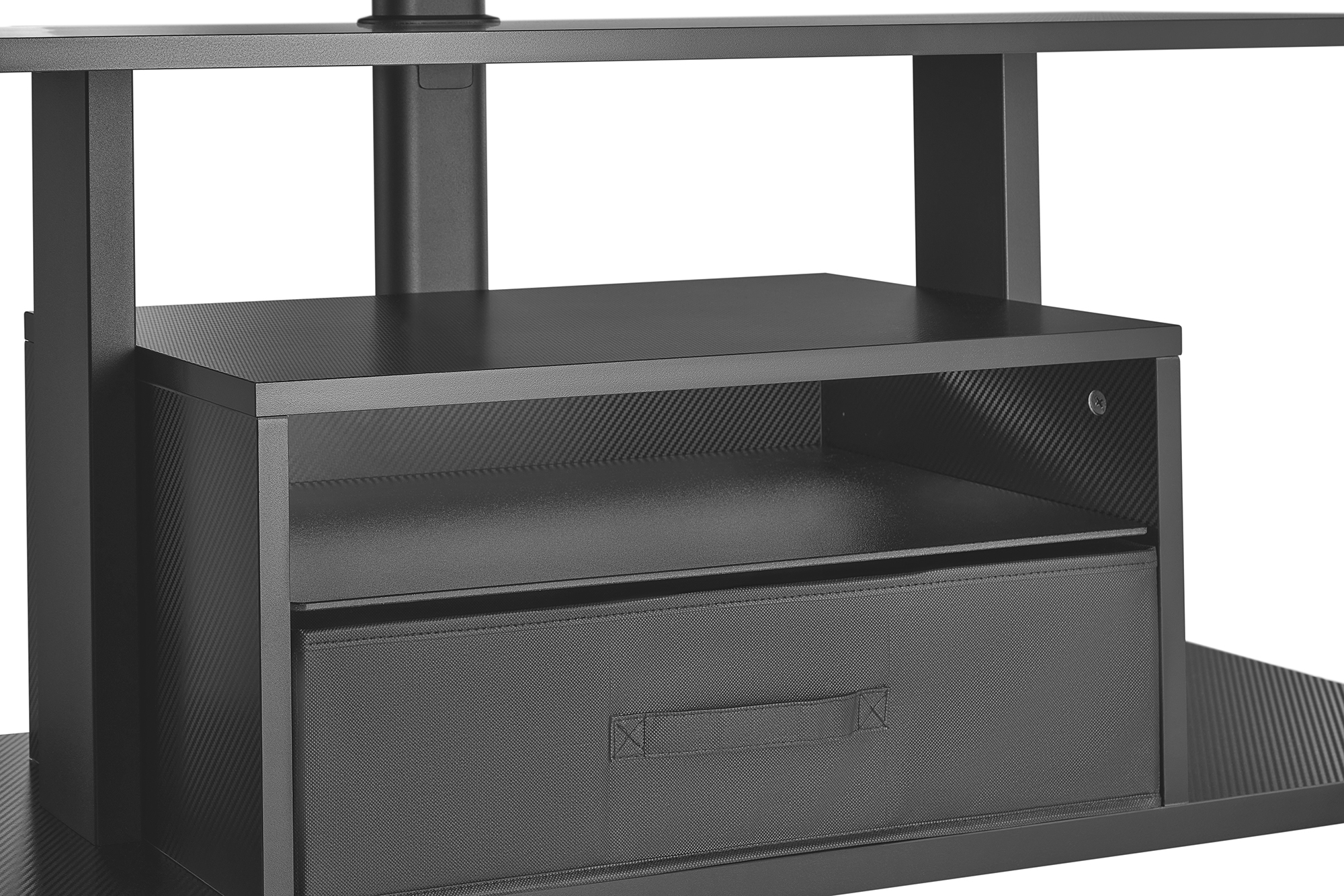 Тумба с креплением для телевизора с RGB OfficePro TVS635 37''-80'' Black (1311072292) kupistul